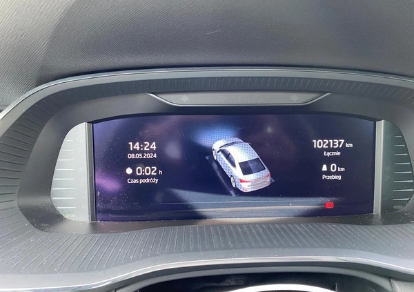 Skoda Octavia cena 79999 przebieg: 108000, rok produkcji 2020 z Jaworzyna Śląska małe 121